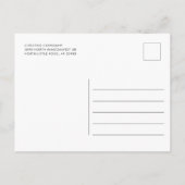 Carte Postale Faire-part Diplômé - Photo Lettrée à la main (Dos)