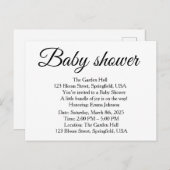 Carte Postale Faire-part DjskisAnnouncement Postcard (Devant / Derrière)