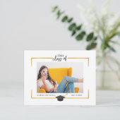 Carte postale Faire-part d'obtention de diplôme de (Debout devant)