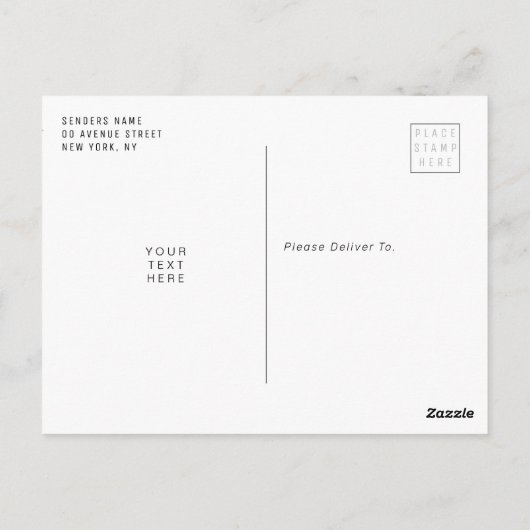 Carte Postale faire-part d'obtention du diplôme de l'école de so (Dos)