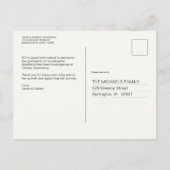 Carte Postale Faire-part d'obtention du diplôme de maternelle so (Dos)