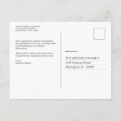 Carte Postale Faire-part d'obtention du diplôme de maternelle so (Dos)