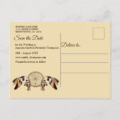 Carte Postale Faire-part Dream Catcher Enregistrer la date (Dos)