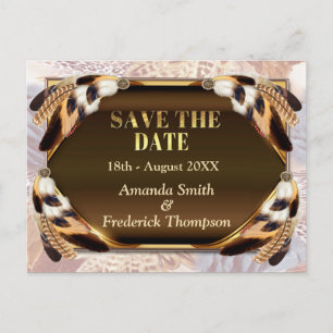 Carte Postale Faire-part Dream Catcher Enregistrer les dates