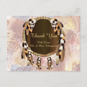 Carte Postale Faire-part Dream Catcher Merci