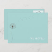 Carte Postale Faire-part drift : annonce de déménagement (Devant / Derrière)