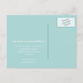 Carte Postale Faire-part drift : annonce de déménagement (Dos)