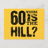 Carte Postale Faire-part Drôle 60e anniversaire Enregistrez la date V03D (Devant)