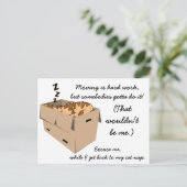 Carte Postale Faire-part Drôle "Nous sommes en train de déménager" Annonces (Debout devant)