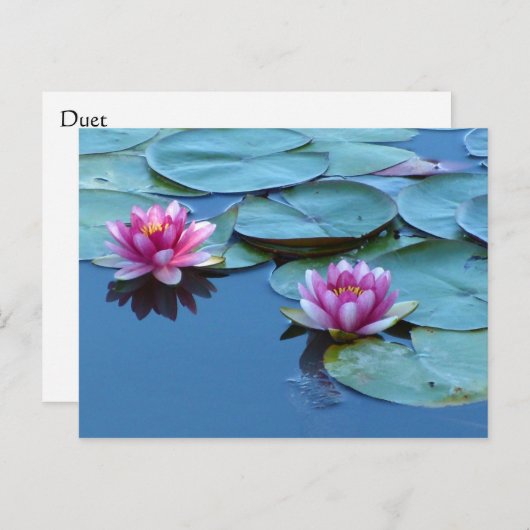 Carte Postale Faire-part Duo (Devant / Derrière)