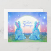 Carte Postale Faire-part Dusk Bunnies Customizable (Devant / Derrière)