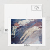 Carte Postale Faire-part Eau en mouvement par Klimt Gustav (Devant / Derrière)