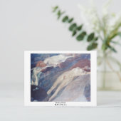 Carte Postale Faire-part Eau en mouvement par Klimt Gustav (Debout devant)