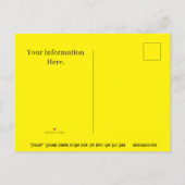 Carte Postale Faire-part Éblouissant (Dos)