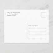Carte Postale Faire-part Échographie bébé numérisation échographie grossess (Dos)