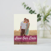 Carte Postale Faire-part ÉCLABoussure A L'AQUARELLE PRUNE | CARTON D'INVITA (Debout devant)