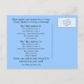 Carte Postale Faire-part Éclatement de vague; changement d'adresse (Dos)