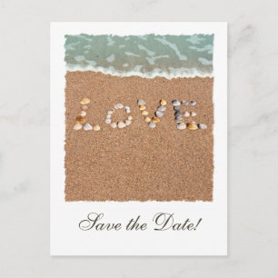 Carte Postale Faire-part Économies d'amour la date