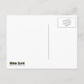 Carte Postale Faire-part Économies oranges tropicales de destination de (Dos)