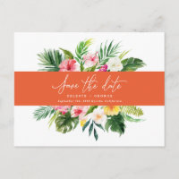 Économies tropicales de manuscrit de feuillage