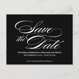 CARTE POSTALE FAIRE-PART ÉCONOMIES VÉRITABLEMENT ÉLÉGANTES DE %PIPE% LE