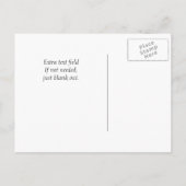 Carte Postale Faire-part Économiseur Moderne de Date de Remise des Diplômes (Dos)