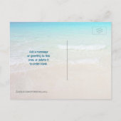 Carte Postale Faire-part Écriture chrétienne Ciel Eau Paix Peur (Dos)