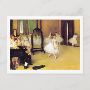 Carte Postale Faire-part Edgar Degas   La Classe de Danse   Nouvelle Adress