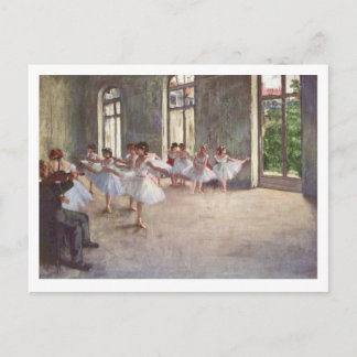 Carte Postale Faire-part Edgar Degas | La répétition de ballet | Nouvelle a