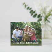 Carte Postale Faire-part Editable Hello Neighbor,  New Address, intro (Debout devant)