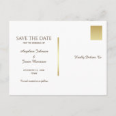 Carte Postale Faire-part Élég (Dos)