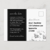 Carte Postale Faire-part Élégant 60e anniversaire de Mariage de diamant (Dos)