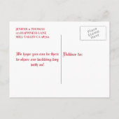 Carte Postale Faire-part Elégant mariage halloween enregistrer la date cart (Dos)