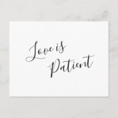 Carte Postale Faire-part Élégant report Mariage moderne (Devant)