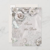 Carte Postale Faire-part Élégant Sauve la journée (Devant / Derrière)