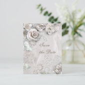 Carte Postale Faire-part Élégant Sauve la journée (Debout devant)