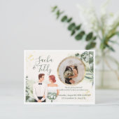 Carte Postale Faire-part Elegant Script Wedding Photo Save the Date (Debout devant)
