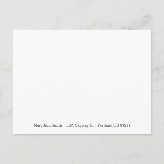 Carte Postale Faire-part Élégante Date de Sauvegarde Lumières Pailletées Or (Dos)