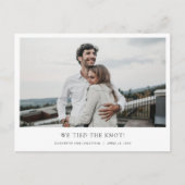 Carte Postale Faire-part Elopement photo (Devant)