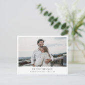 Carte Postale Faire-part Elopement photo (Debout devant)