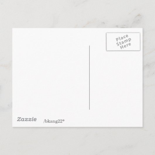 Carte Postale Faire-part En allant vers un nouvel endroit... (Dos)