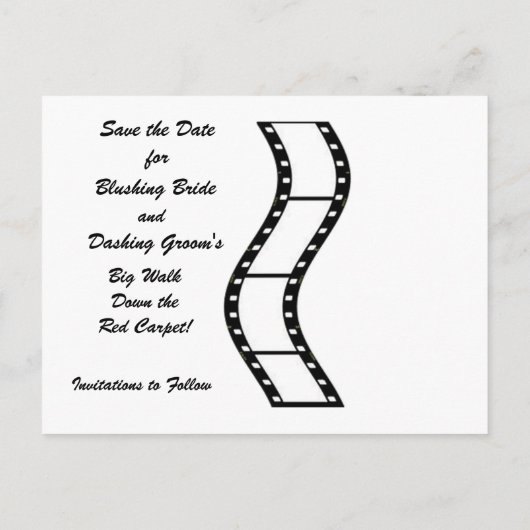 Carte Postale Faire-part En épousant venir bientôt - faites gagner la date (Dos)