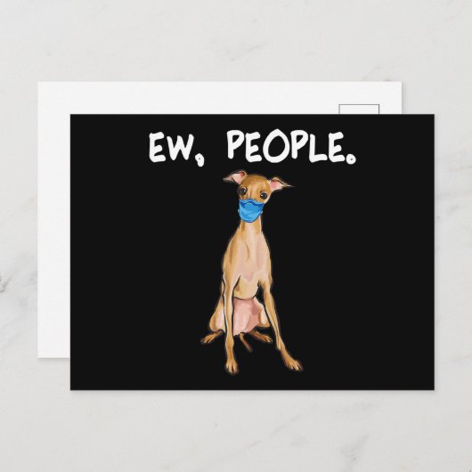 Carte Postale Faire-part en italiane (Devant / Derrière)