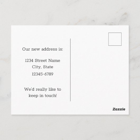 Carte Postale Faire-part en mouvement Pennsylvanie rouffed Grous (Dos)