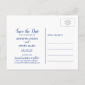 Carte Postale Faire-part Enchanted Garden Enregistrer la date (Dos)