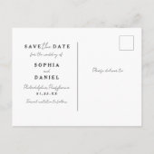 Carte Postale Faire-part Enfin Arc Moderne avec Photo Enregistrer La Date (Dos)