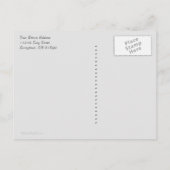 Carte Postale Faire-part Enregistrer Elegant la date Golden Damask Pattern  (Dos)