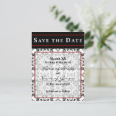 Carte Postale Faire-part Enregistrer la date (Debout devant)