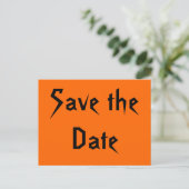 Carte Postale Faire-part Enregistrer la date (Debout devant)