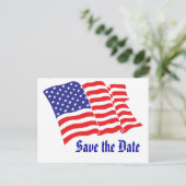 Carte Postale Faire-part Enregistrer la date (Debout devant)